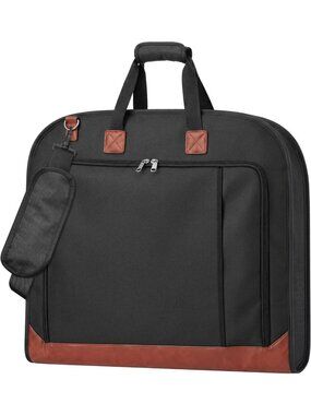 2-in-1 Travel Garment Bag for Men & Women, Waterproof Suit Duffel with Shoe